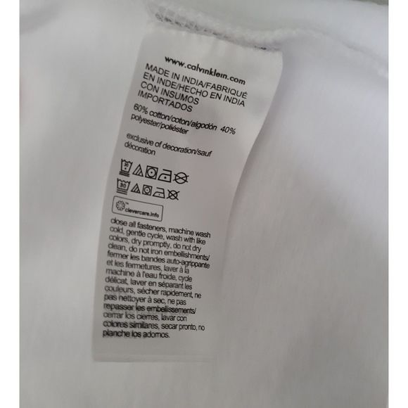 Calvin Klein NWT Women's Brilliant White Full Zip Jacket Size Small - Picture 5 of 6